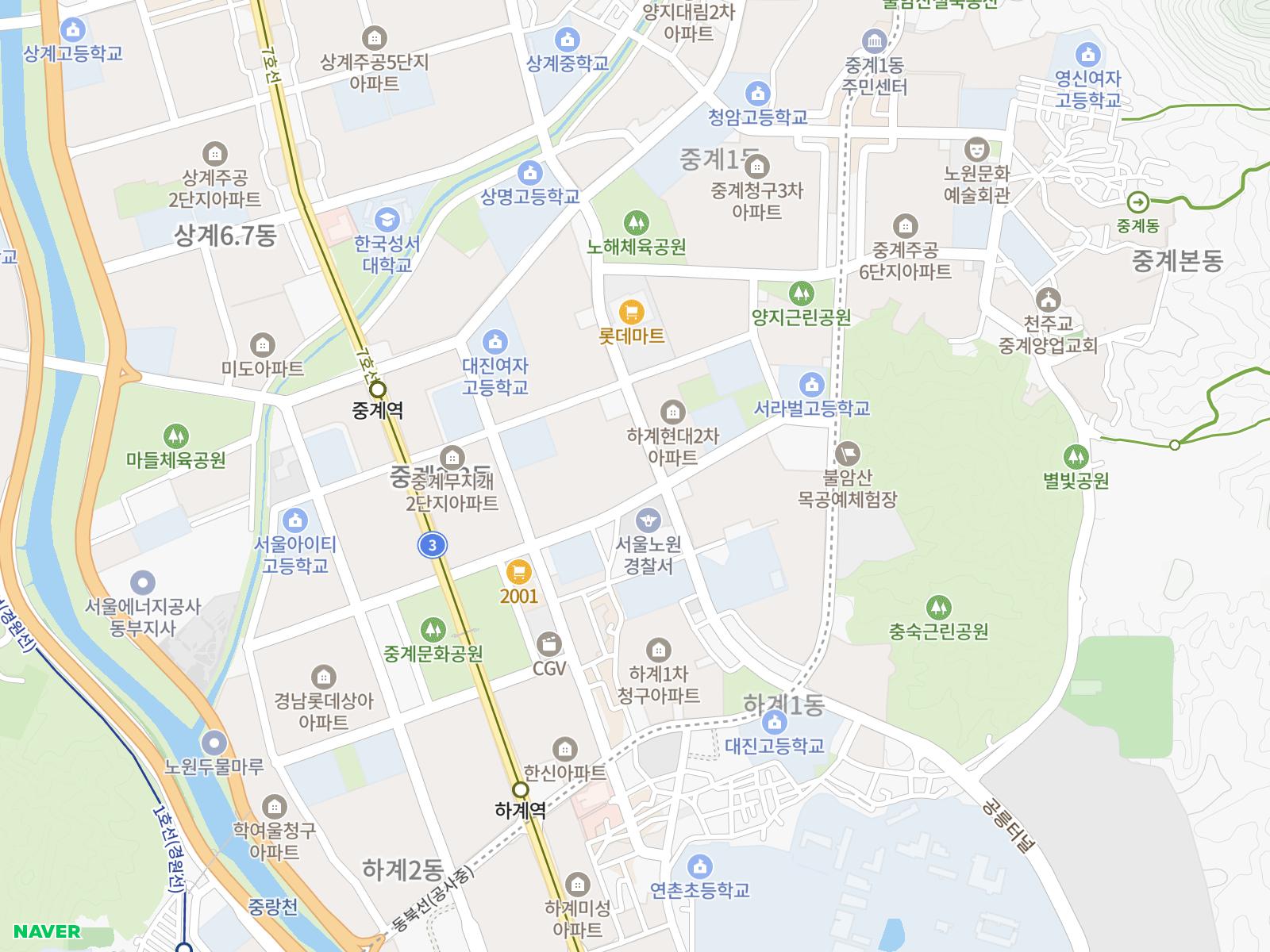 조수봉 루트 지도
