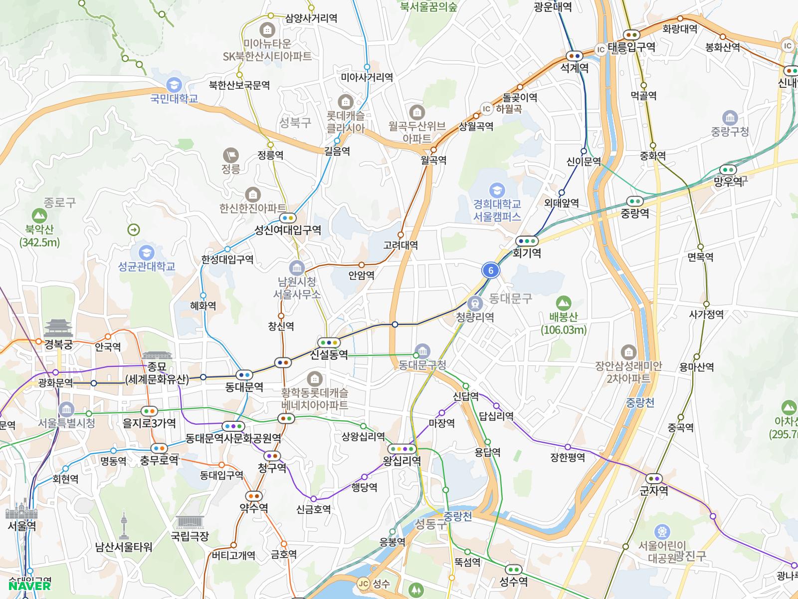 투잡 루트 지도