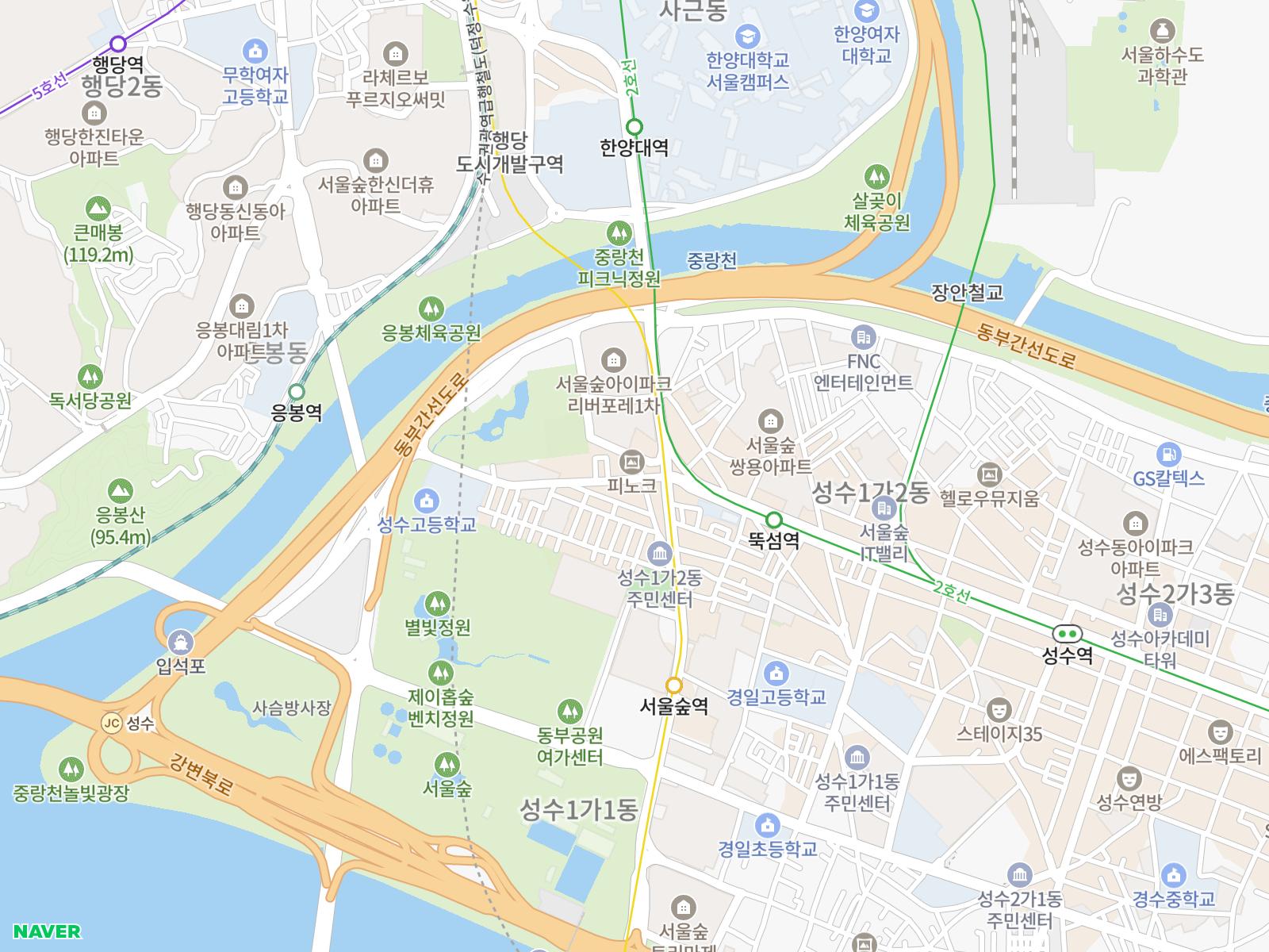 마동석 루트 지도