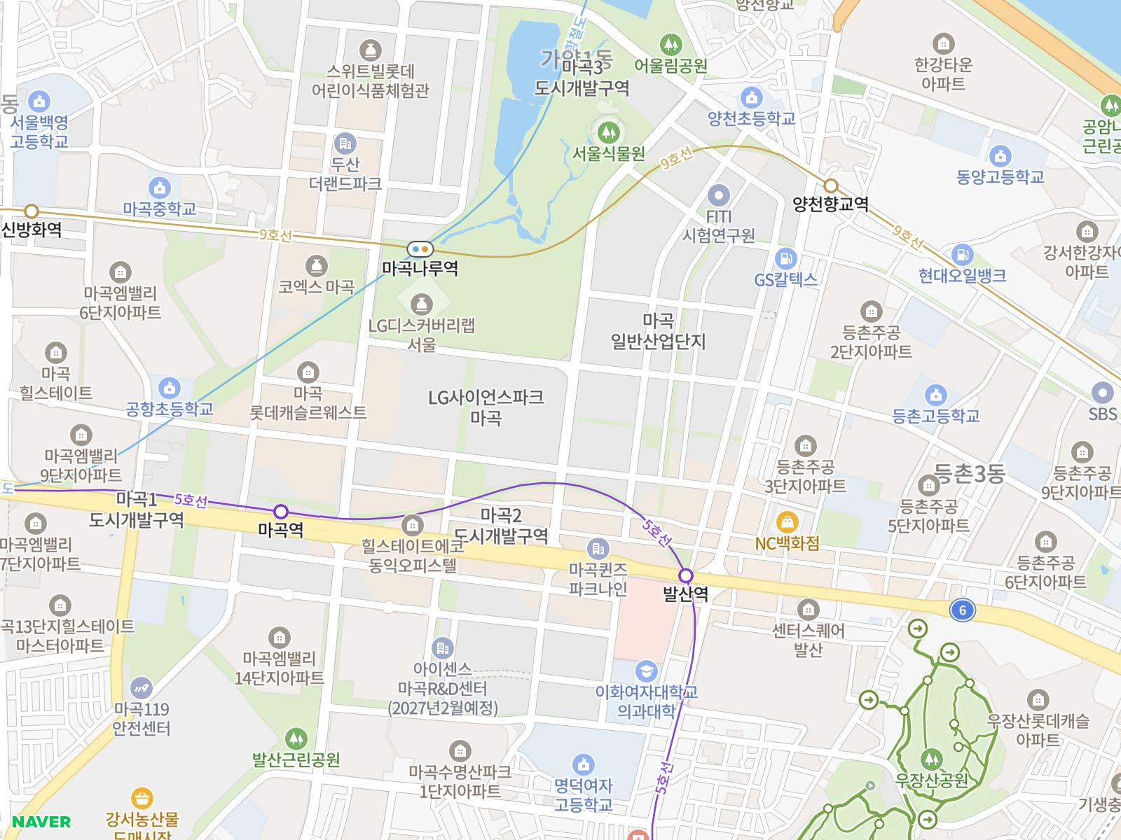 콜릭 루트 지도