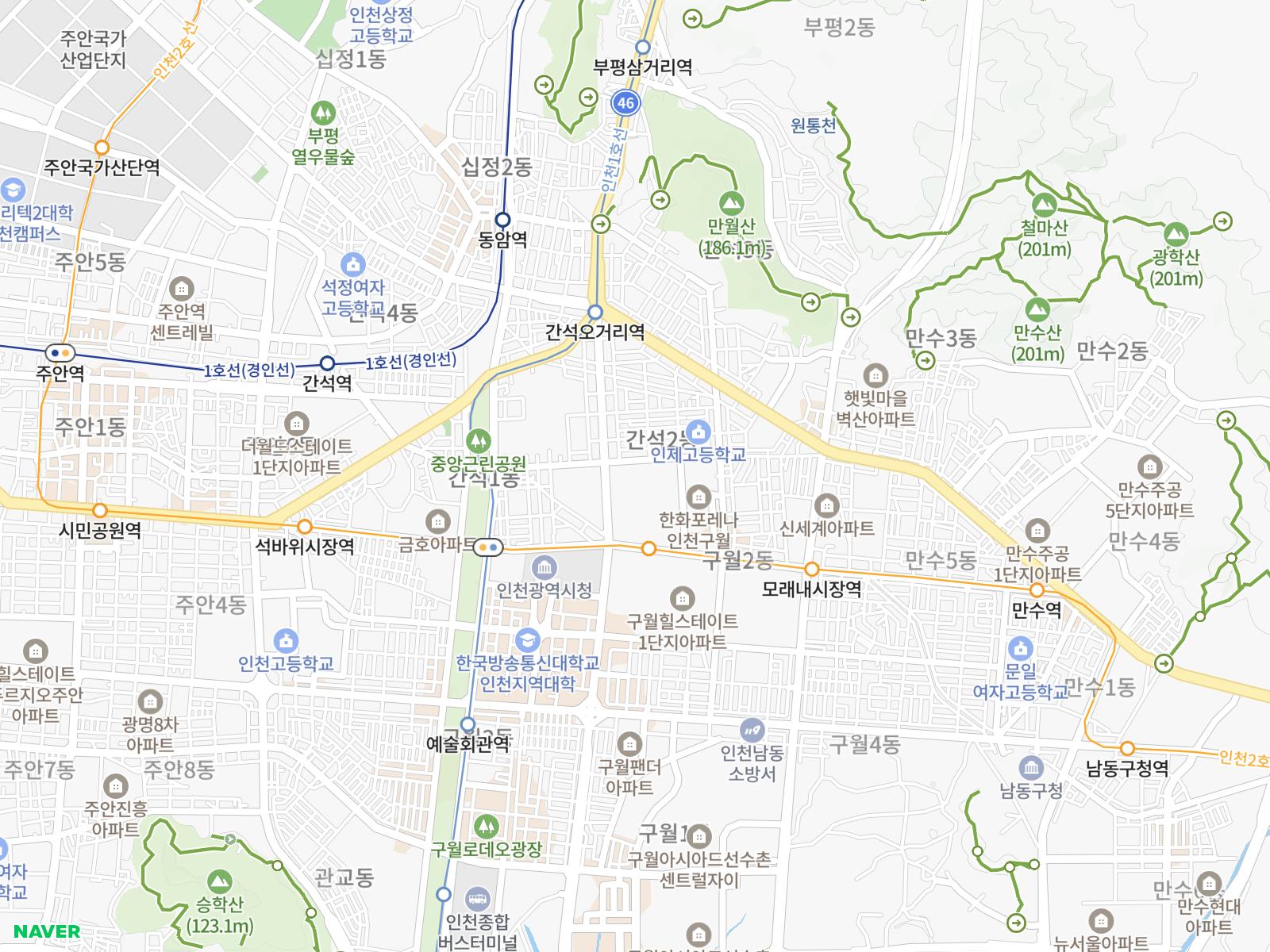 똥참는애 루트 지도